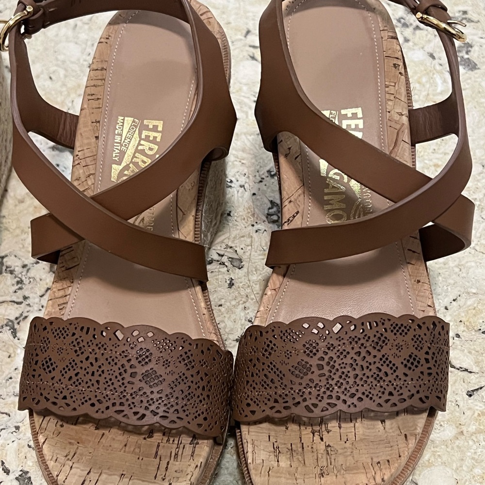 Salvatore Ferragamo Brown Women's Sandals